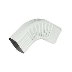 Aluminum Gutter B Elbow White