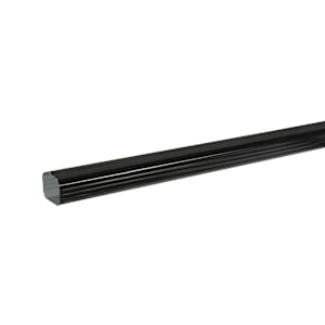 Aluminum Downspout 3 m Black