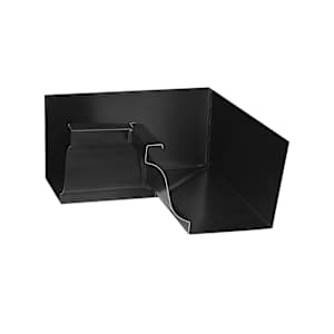 Aluminum Gutter Inside Corner Black