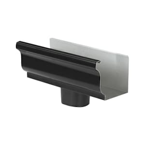 Aluminum Downspout Collector Black