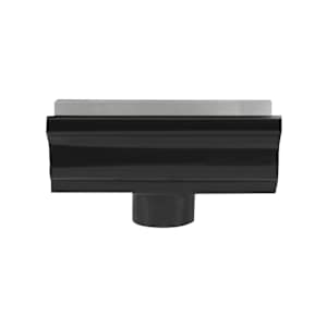 Aluminum Downspout Collector Black