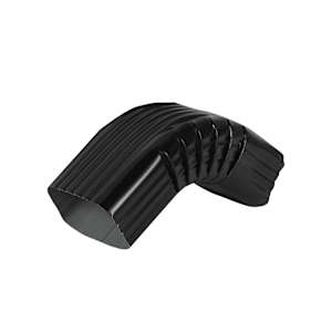 Aluminum Gutter A Elbow Black