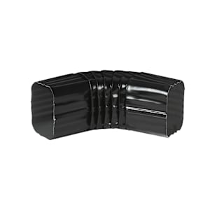 Aluminum Gutter A Elbow Black