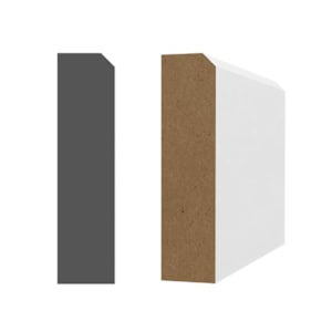 Rectangular Wood Fibre Casing 5/8 in. x 2-1/2 in. x 85 in.