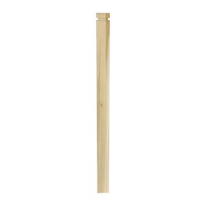 Demi-poteau zen peuplier