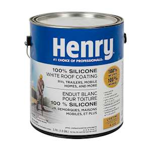 Henry 487 100% Silicone White Roof Coating 3.78 L