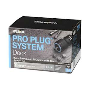 Trex Pro Plug Decking Screws and Plugs Island Mist 2 3/4 in Pkg/150