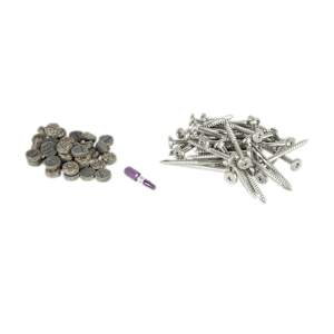 Trex Pro Plug Fascia Screws and Plugs Trex Island Mist 1 7/8 in Pkg/100