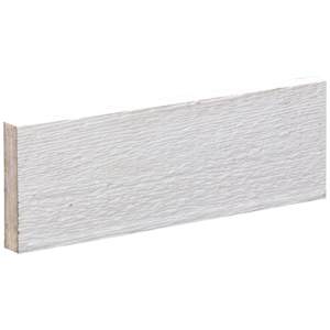 Siding Finishing Fibres Board 4 in. x 16 ft. White