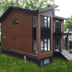 Expression Cedar Fibre Cement Siding 8 1/4 in.