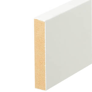 Rectangular Wood Fibre Baseboard 1/2 in. x 3 1/2 in. x 8 ft.