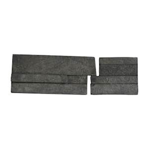 Coins pour pierre décorative Newport Graphite
