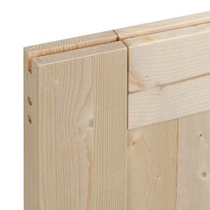 NEKTRA Simple K Pine Barn Door 34 in. x 84 in.