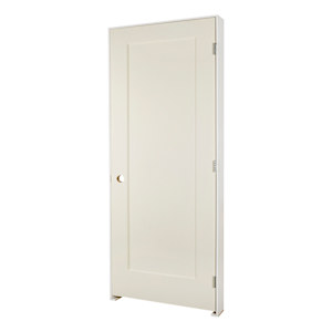 Porte prémontée Madison 32 po droite bâti 4 9/16 po