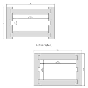 Jointed Pine Faux Beam 4 in. x 6 in. x 8 ft.