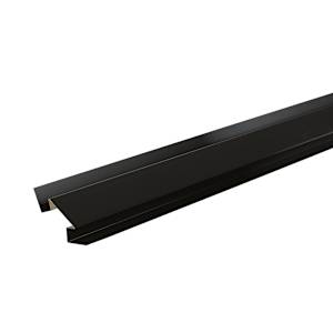 Black Aluminum Inside Corner Moulding 1/2 in. x 10 ft.