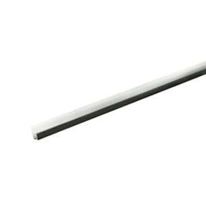 Aluminum J Moulding 1 in. x 10 ft. Black