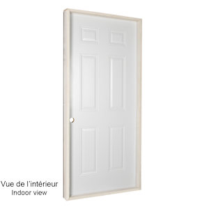Shed Steel Door 36 in. LH