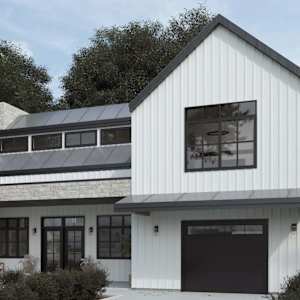 Canexel White Outdoor Siding Board & Batten 12 in. x 12 ft.