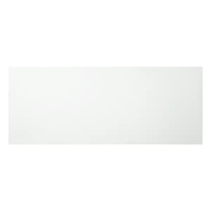 Panneau de revêtement en fibrociment lisse blanc arctique 4 pi x 10 pi