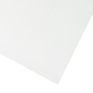 Panneau de revêtement en fibrociment lisse blanc arctique 4 pi x 10 pi