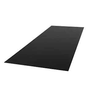 Smooth Finish Fibre Cement Siding Panel Midnight Black 4 ft. x 10 ft.