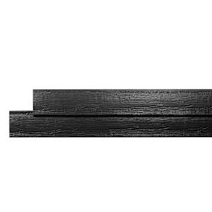 Midnight Black Fibre Cement Siding 6 1/4 in. x 12 ft.
