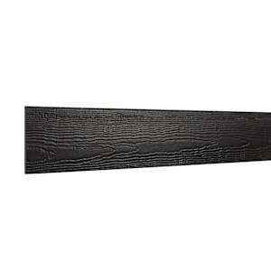 Midnight Black Fibre Cement Siding 6 1/4 in. x 12 ft.