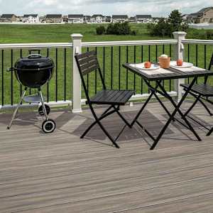 Trex Enhance Naturals Composite Patio Board Grooved Edge Rocky Harbor 5 1/2 in x 12 ft