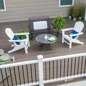 Trex Enhance Naturals Composite Patio Board Grooved Edge Rocky Harbor 5 1/2 in x 12 ft
