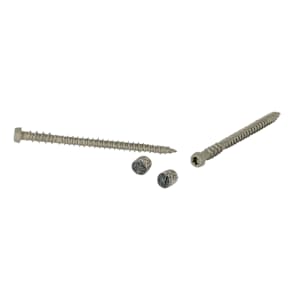 Trex Pro Plug Decking Screws and Plugs Clam Shell 2 3/4 in Pkg/150