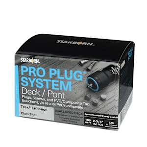 Trex Pro Plug Decking Screws and Plugs Clam Shell 2 3/4 in Pkg/150