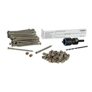 Vis et bouchons pour plancher composite Pro Plug Trex Saddle 2 3/4 po Pqt/150