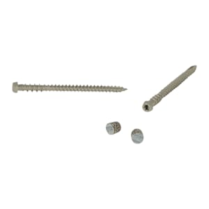 Vis et bouchons pour plancher composite Pro Plug Trex Foggy Wharf 2 3/4 po Pqt/150