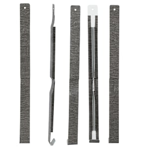 Ridgewood D-5 Siding Joints Charcoal 12 in. Pkg/20
