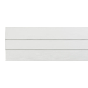 Arctic White Fibre Cement Siding 8 1/4 in. X 12 ft.