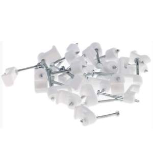 Attaches pour câble coaxial 1/4 po Pqt/50
