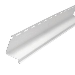 Moulure d'égouttement pour revêtement en vinyle blanche 12 pi 6 po