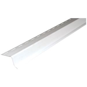 Moulure d'égouttement pour revêtement en vinyle blanche 12 pi 6 po