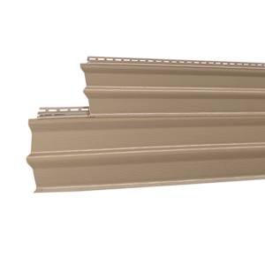 ROYAL Pebble Clay Designer Vinyl Siding Double 4, 8 in. x 12 ft. 6 in.