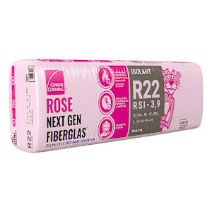 Laine isolante R-22 Next Gen Fiberglas 5 1/2 po x 15 po OWENS CORNING