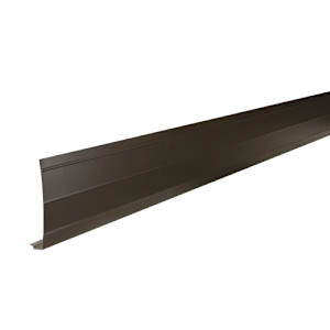 Fascia en aluminium brun commercial 6 po x 10 pi