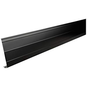 Fascia en aluminium noir 8 po x 10 pi