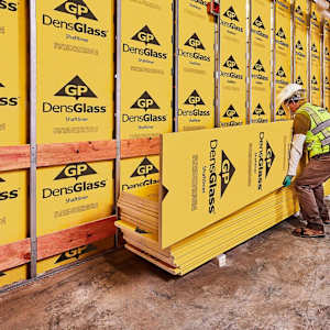 Panneau de gypse DensGlass Shaftliner 1 po x 2 pi x 12 pi
