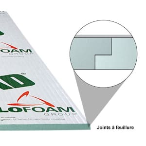 ISOLOFOAM Isoclad Insulating Panel 2 1/4 in. x 4 ft. x 9 ft.