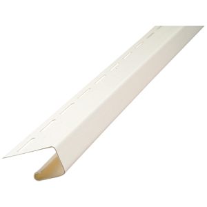 White Vinyl J Moulding 5/8 in. x 12 ft. 6 in.