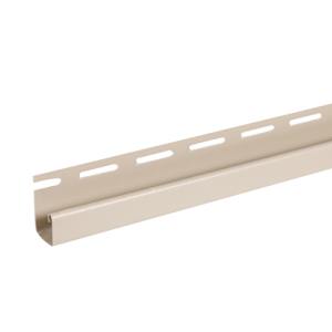Sand Vinyl J Moulding 5/8 in. x 12 ft. 6 in.