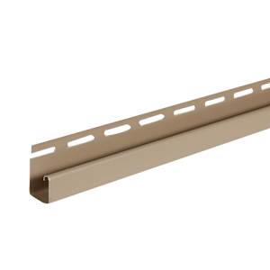 Pebble Clay Vinyl J Moulding 5/8 in. x 12 ft. 6 in.