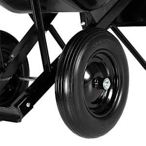 Brouette 2 roues avec cuve en poly Jardinas Ultra 6 pi³