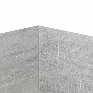Claire Round Corner Shower 38 in. Clear Glass Chrome Finish